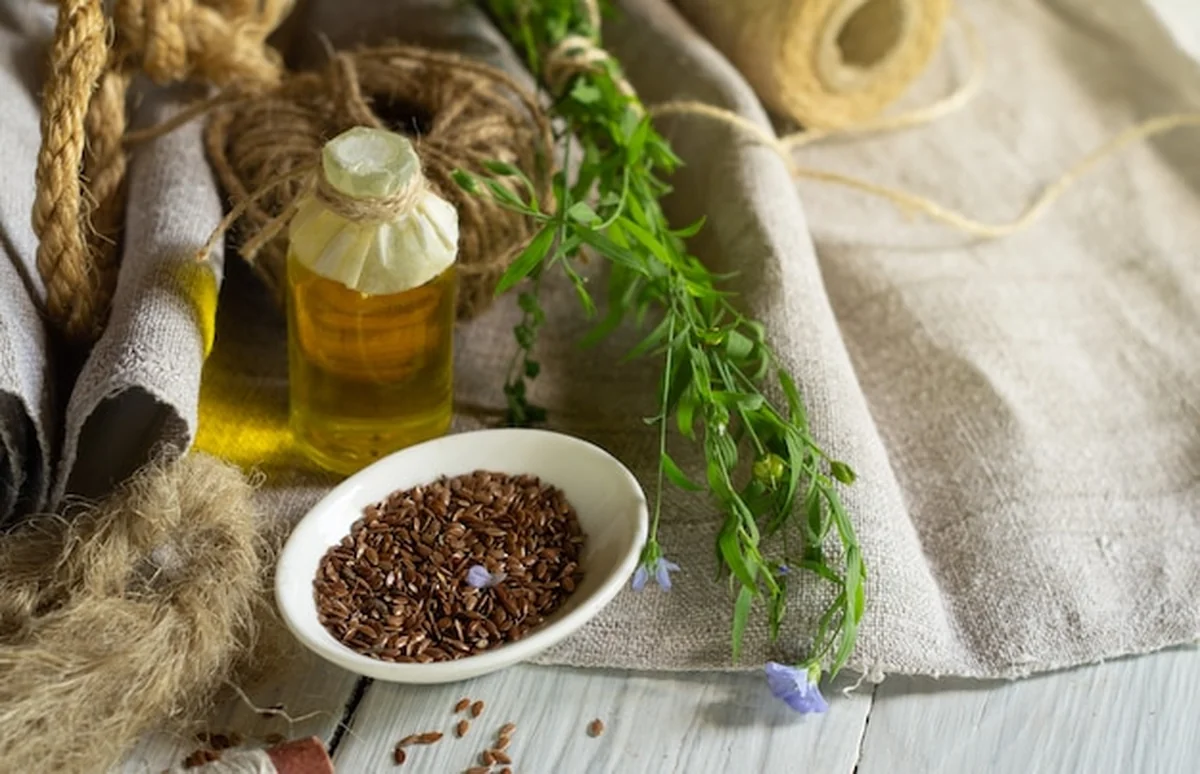 Produkty lniane, len kwitnący i siemię lniane